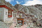 Ladakh - Rizong Gompa majestically sprawling over a cliff side